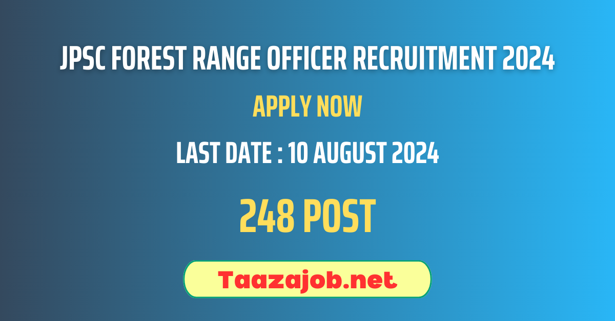 JPSC Forest Range Officer Recruitment 2024