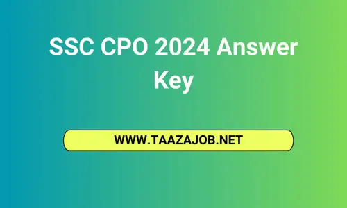 SSC CPO 2024 Answer Key