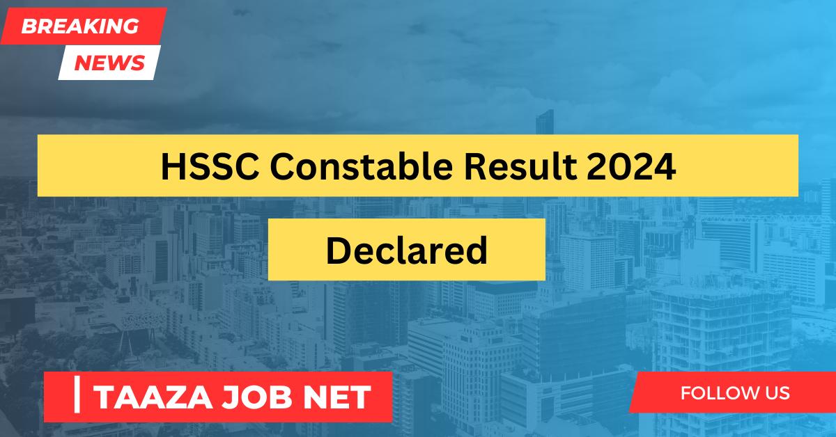 HSSC Constable Result 2024