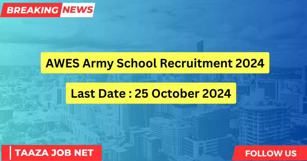 AWES Army School Recruitment 2024