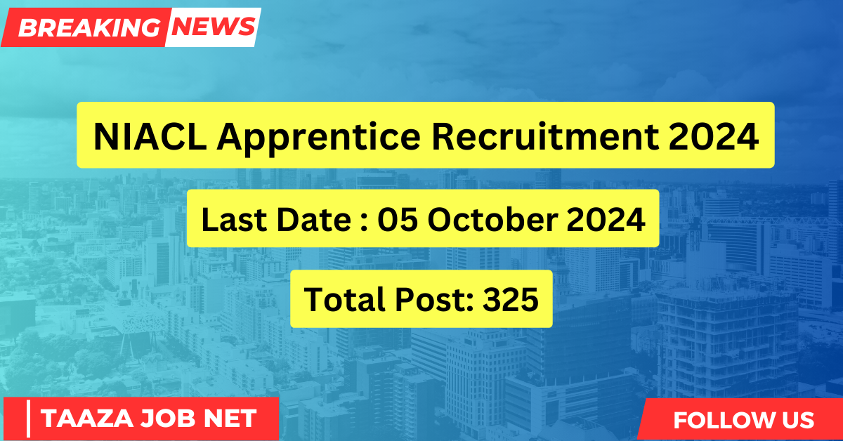 NIACL Apprentice Recruitment 2024